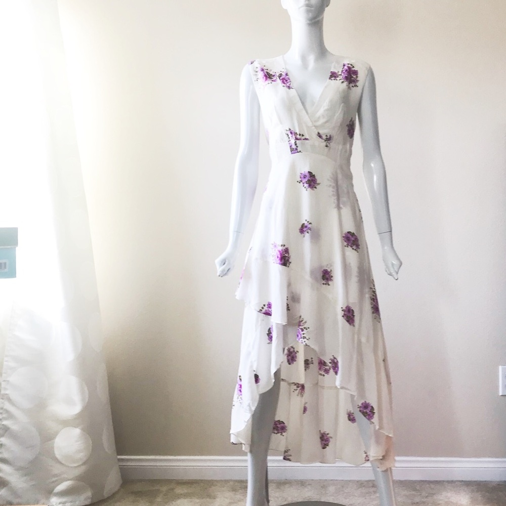 Free people floral high low dress - Picture 4 of 8